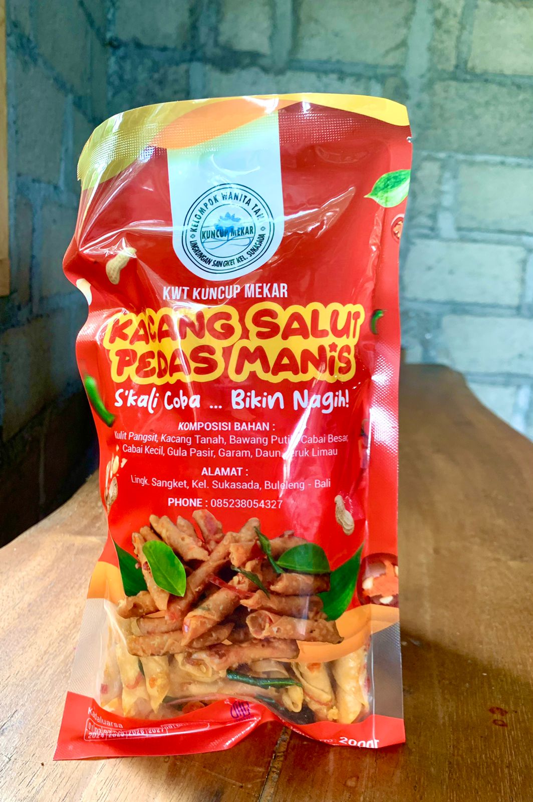 Kacang Salut Pedas Manis (Vacuum - 250gram)